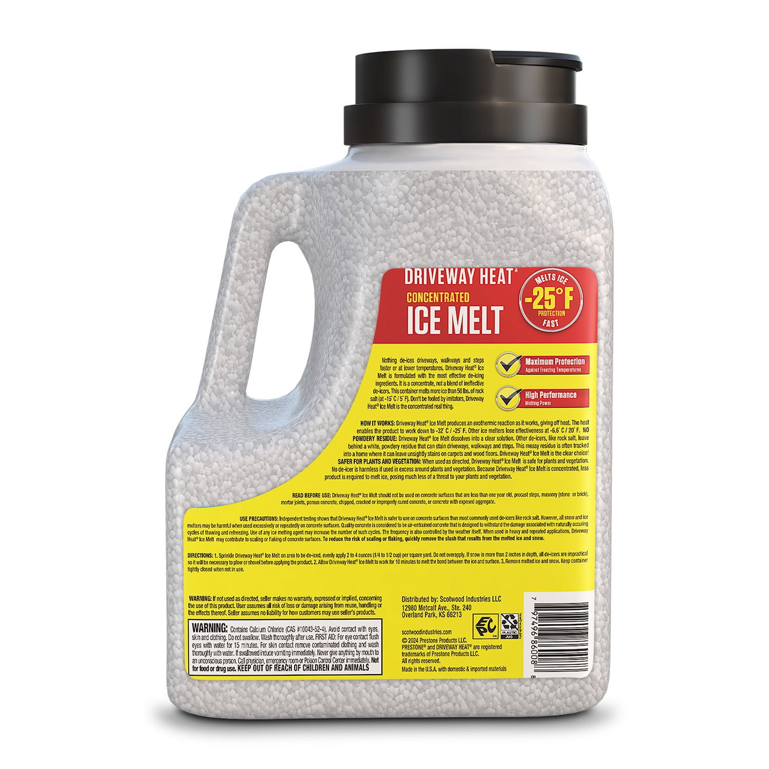 Prestone Driveway Heat Ice Melt 40 lb. Case, 4 ct. - Samsclub.com