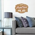 thumbnail image 2 of YouTheFan Texas Longhorns 17"x12.5" 3D Multi-Layered Fan Cave Sign, 2 of 5