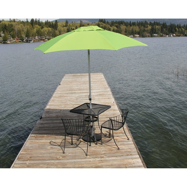 destination gear patio umbrella DestinationGear Doppler 8.5' Market Umbrella, Lime