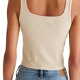 thumbnail image 4 of Aeropostale Ladies Cropped Rib Tank, 4 of 6