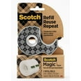 thumbnail image 1 of Scotch Stainless Steel Refillable Dispenser and Scotch Magic Tape with 66% Plant Based Adhesive, 0.75" x 550", 1 of 10
