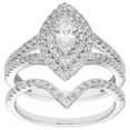 thumbnail image 1 of 1.00 CT. T.W. Marquise Diamond Engagement Ring and Band in 14K Gold, 1 of 2