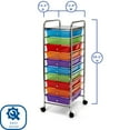 thumbnail image 2 of Seville Classics 10 Drawer Cart (Multiple Colors), 2 of 10