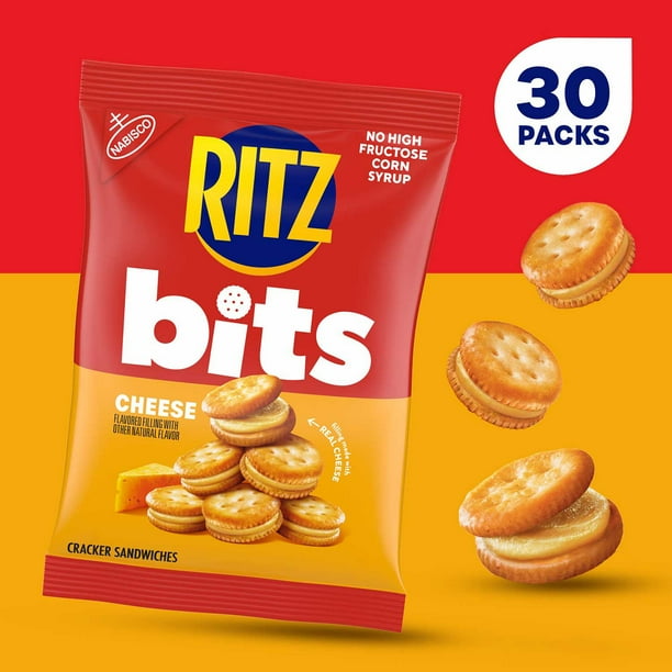 RITZ Bits Cheese Sandwich Crackers, 1.5 oz., 30 pk. - Samsclub.com