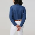 thumbnail image 3 of Frye Women's Puff Sleeve Button-Down Denim Top, 3 of 5