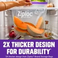 thumbnail image 3 of Ziploc Brand Heavy Duty Gallon Storage Bags, Seal Top Closure, 30 ct., 3 of 7