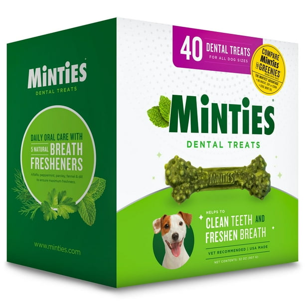 mint様１剤　13本　２剤1本　よろしくお願いします。 Minties Dental Dog Treats, 40 ct., 32 oz. - Samsclub.com