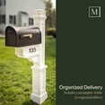 thumbnail image 7 of Mayne Dover Single Arm Mail Post, 7 of 9