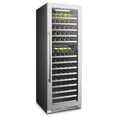 thumbnail image 1 of Lanbo 24 Inch 153 Bottle Wine Cooler Seamless Stainless Steel Door, 1 of 9