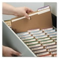 thumbnail image 5 of Smead 1/3 Cut Assorted Position Tab Two Fastener 11 pt. Kraft Folder, Brown (Letter, 50ct.), 5 of 6