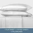 thumbnail image 4 of Aireolux 600 Thread Count 100% Cotton Sateen Wrinkle-Resistant Sheet Set, Assorted Sizes, 4 of 9