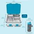 thumbnail image 3 of Bentgo Kids 2-Pack Stainless Steel Lunch Box & Water Bottle Set, 3 of 6