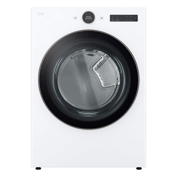 7.4 cu.ft. Ultra Large Capacity  Electric Dryer with Sensor Dry, Turbo Steam Technology and Wi-Fi Connectivity, White