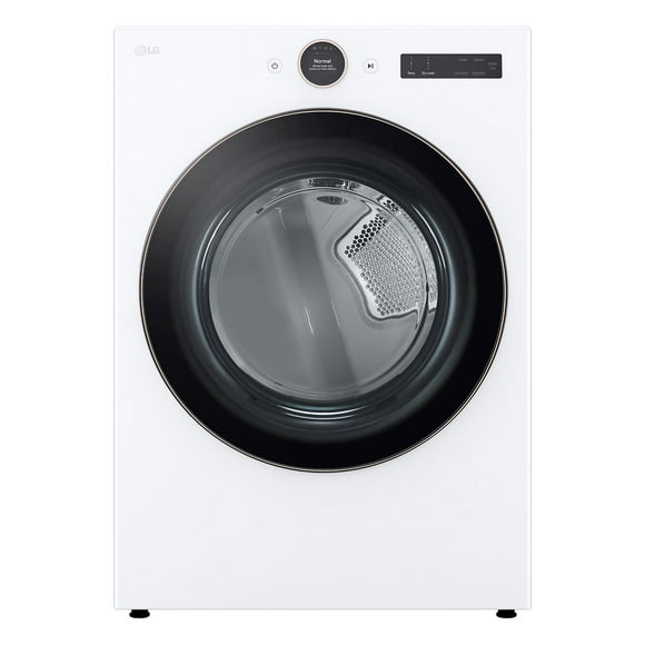 7.4 cu.ft. Ultra Large Capacity Electric Dryer with Sensor Dry, Turbo Steam Technology and Wi-Fi Connectivity, White