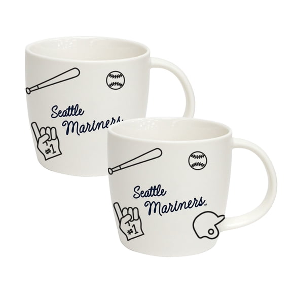 Logo Brands Seattle Mariners 18oz Playmaker Mug Bundle
