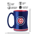 thumbnail image 2 of Logo Brands Chicago Cubs 14oz Relief Mug Set, 2 of 4