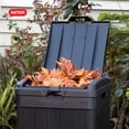 thumbnail image 3 of Keter Outdoor Trash Can Graphite Gray, 3 of 14