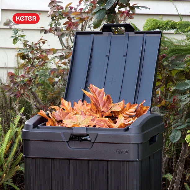 Keter Outdoor Trash Can Graphite Gray - Samsclub.com