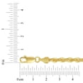 thumbnail image 5 of Sparkle Rope Chain Hollow Necklace in 14K Gold, 5 of 6