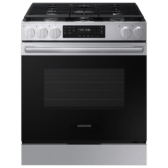 Samsung Bespoke 6.0 cu. ft. Slide-In Gas Range with No Preheat Air Fry Max