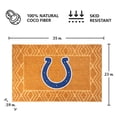 thumbnail image 3 of Logo Brands Indianapolis Colts Coir Outdoor Mat, 3 of 3