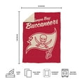 thumbnail image 5 of Logo Brands Tampa Bay Buccaneers Luxe Dreams Throw, 60" x 80", 5 of 6