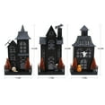 thumbnail image 2 of Member's Mark Pre-Lit Metal Halloween Houses, Set of 3, 2 of 6