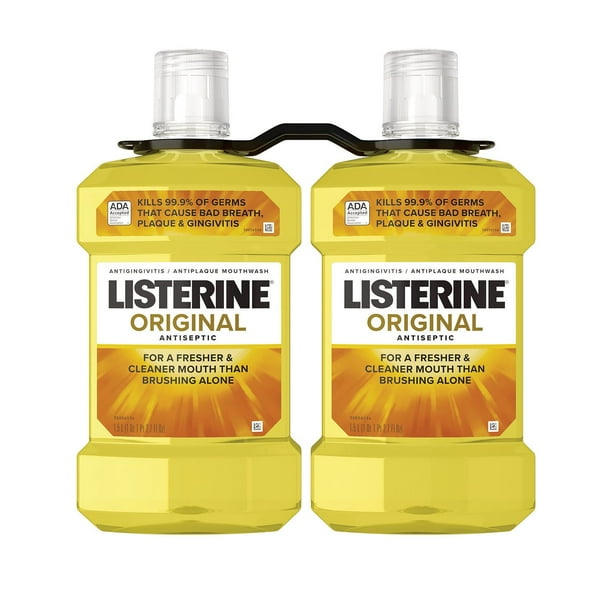 Listerine Antiseptic Original Mouthwash, 50.7 fl. oz., 2 pk