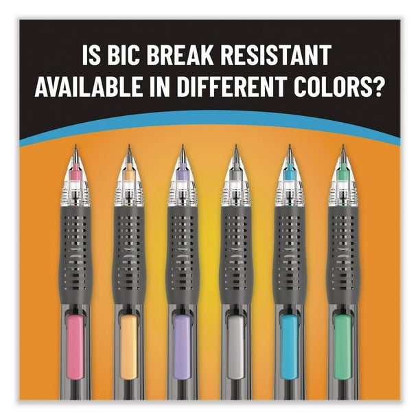 BIC Break-Resistant Mechanical Pencils with Erasers, 0.7 mm, HB