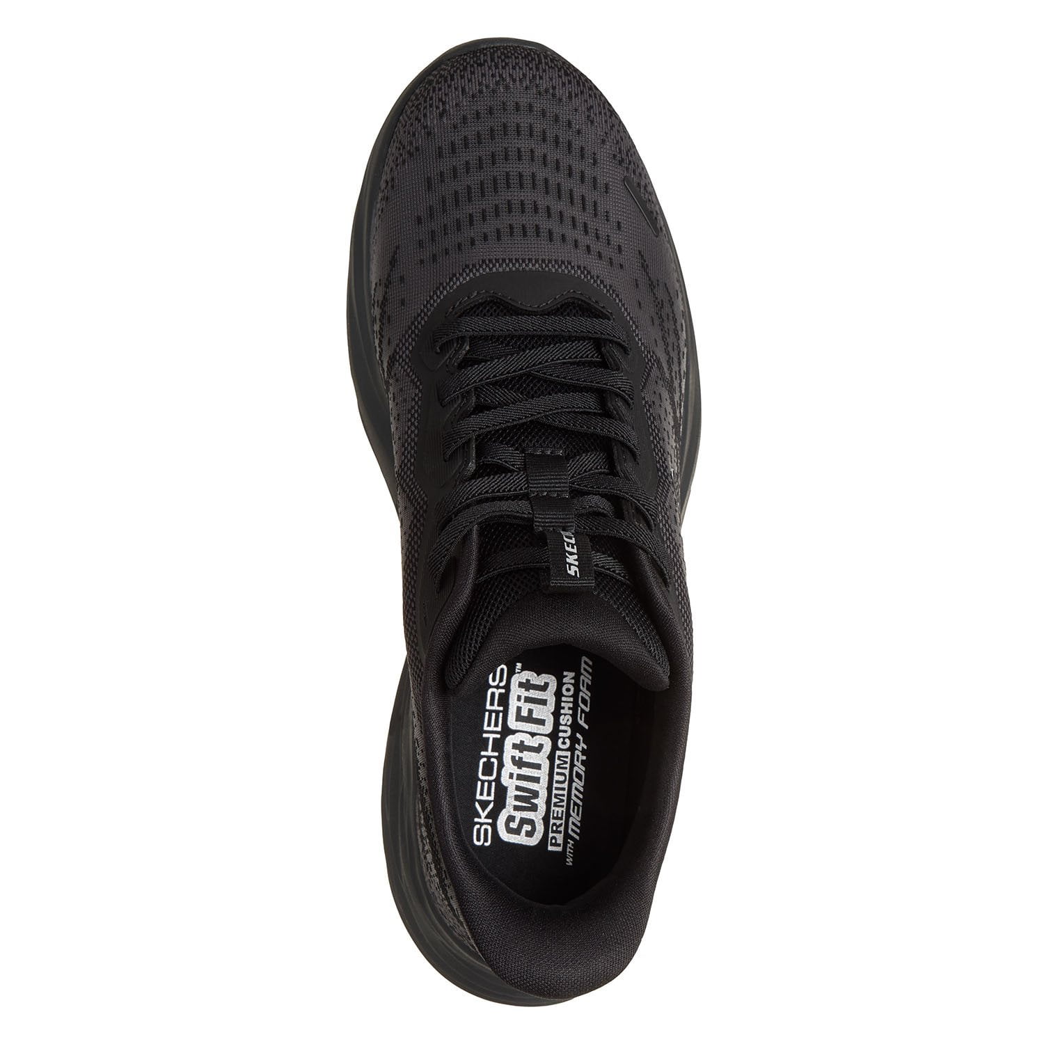 Skechers Hands Free Swift Fit Men’s 10.5 Black Waterproof Casual Sneakers New Skechers Swift Fit Hands-Free Memory Foam Shoes (Men main image 4