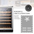thumbnail image 10 of Lanbo 24 Inch 51 Bottle Wine Cooler Fridge, 10 of 15