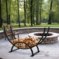thumbnail image 5 of BirdRock Home Steel Log Rack, 5 of 8