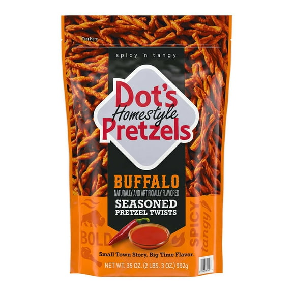 Dot's Homestyle Buffalo Seasoned Pretzel Twists, 35 oz.