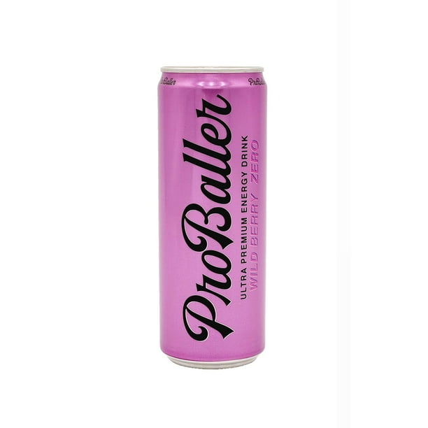 Proballer Ultra Premium Energy Drink, Wild Berry Zero, 12 fl. oz