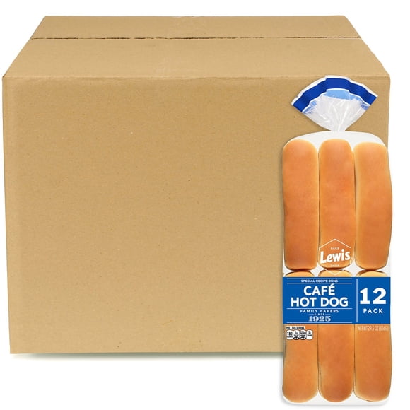 Member's Mark Cafe Hot Dog Buns, Frozen, Case, 96 ct.