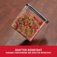 thumbnail image 4 of Rubbermaid Brilliance 2-Pack Cereal Pantry Storage, 18-Cup, 4 of 6