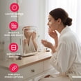 thumbnail image 5 of Frigidaire Skincare Cooler with Lighted Mirror Make-Up Door, White, 5 of 12