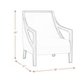 thumbnail image 11 of Society Den Kensington Accent Chair, 11 of 11