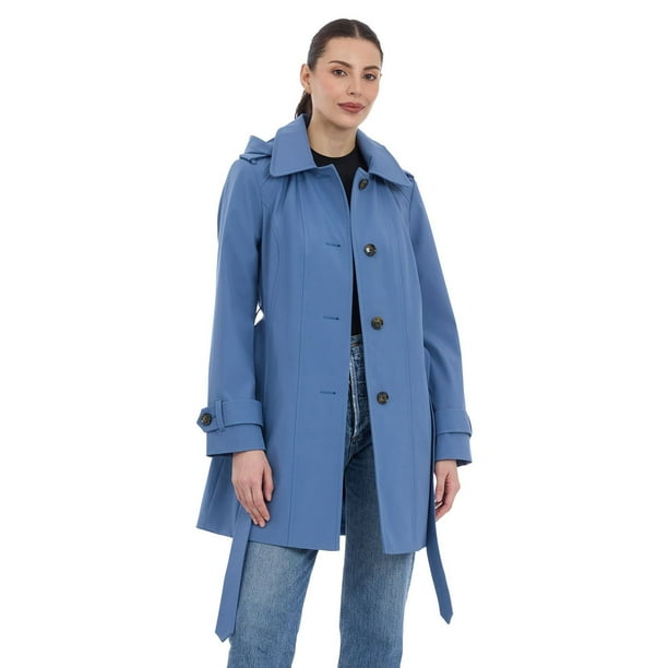 fig London フィグロンドン　タイプライターコート　fog blue London Fog Women's Trench Coat - Samsclub.com