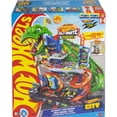 thumbnail image 6 of Hot Wheels City Ultimate T-Rex Garage with 2 Toy Cars & Storage for 50+, 6 of 6
