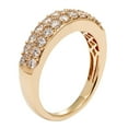 thumbnail image 2 of 1.00 CT. T.W. Three Row Diamond Band Set in 14K Gold, 2 of 4