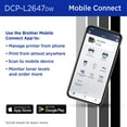thumbnail image 5 of Brother Wireless Monochrome All-in-One Laser Printer with Higher Yield Ink, DCP-L2647DW, 5 of 8