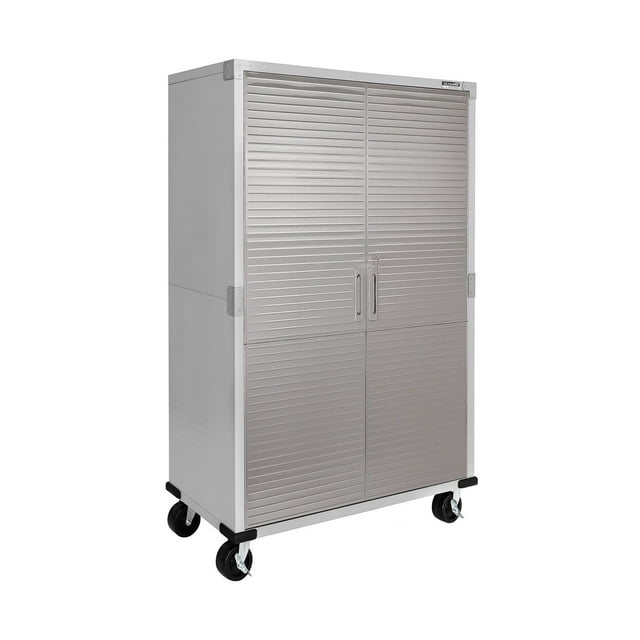 Seville Classics UltraHD Storage Cabinet, 48" W x 18" D x 72" H