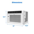 thumbnail image 8 of Midea 6,000 BTU Easy Cool Electronic Window Air Conditioner with Remote Control, 8 of 12