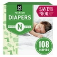 thumbnail interactive-video image 1 of Member's Mark Premium Baby Diapers, Sizes Newborn - 7, 1 of 10