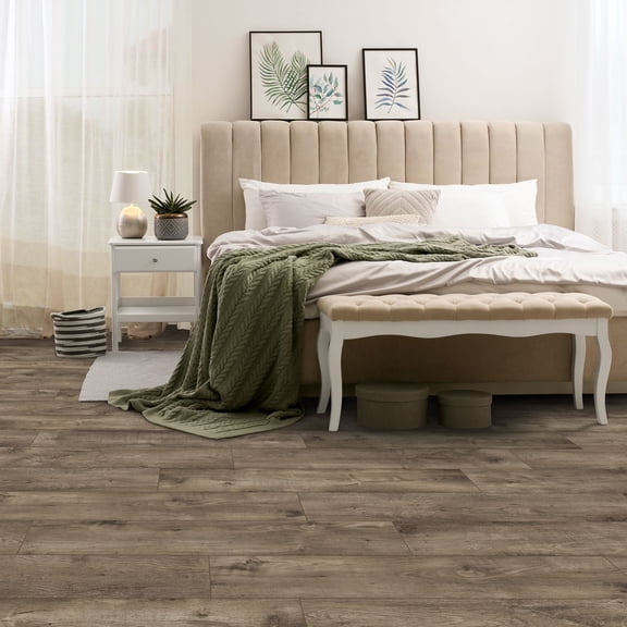 Select Surfaces Madison Waterproof 20 mil Luxury Vinyl Plank 5 mm Thick 6.81 in. W x 47.64 in. L (18.03 sq. ft. / carton)