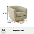 thumbnail image 3 of Member's Mark Barrel Swivel Chair, 3 of 8