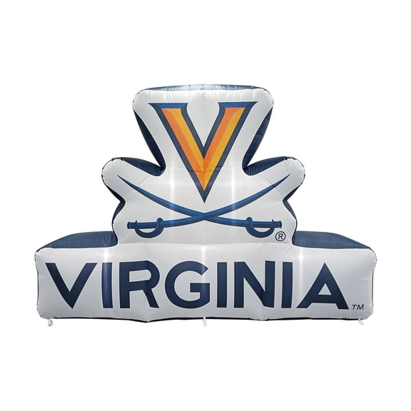 Logo Brands Virginia Cavaliers Pre-Lit 7’x10’ Team Inflatable