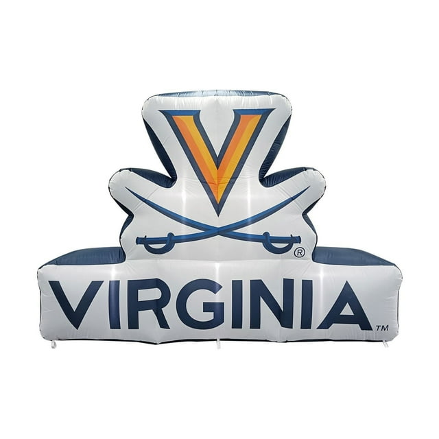 Logo Brands Virginia Cavaliers Pre-Lit 7’x10’ Team Inflatable