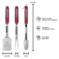 thumbnail image 3 of NCAA 3 pc. Stainless Steel Grill Set, 3 of 5